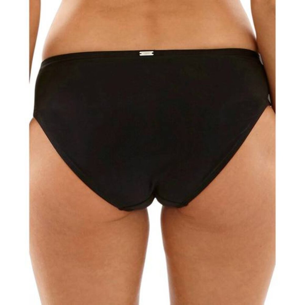 PANACHE Anya Classic Swim Bottom Womens Large Black Bikini Brief Belted Lycra - Picture 2 of 12